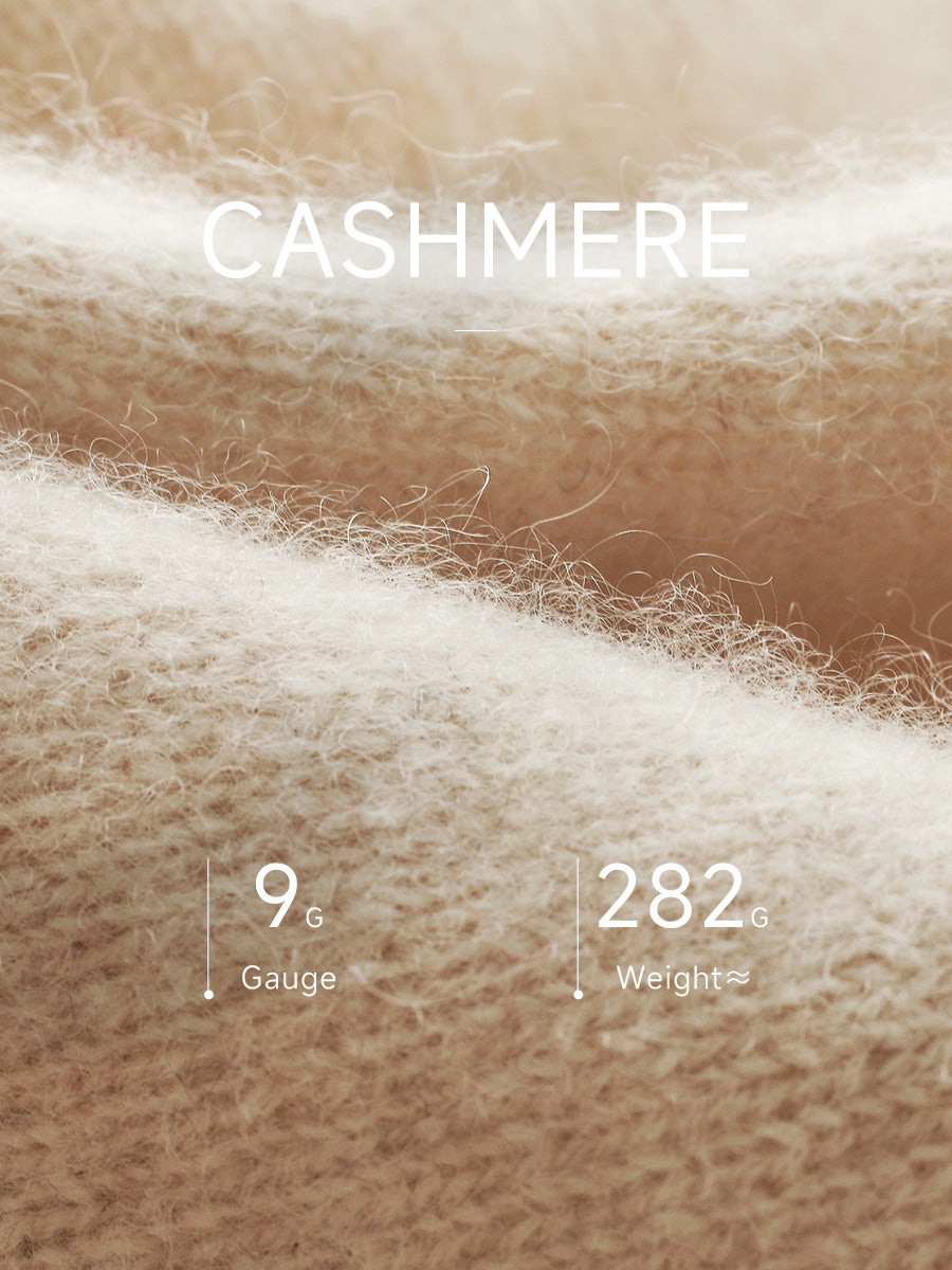 COMOBOCA 100% Cashmere Women's Argyle Cable Button Up Knit Cardigan