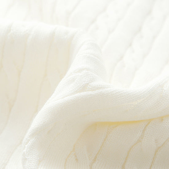 COMOBOCA Women's Cable Knit Polo T-Shirt