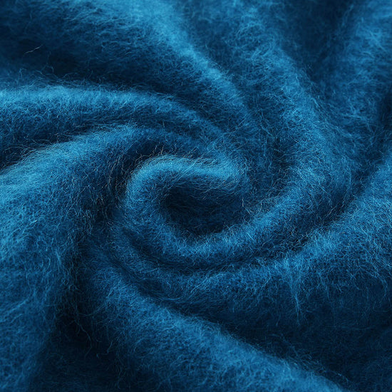 COMOBOCA Women's Wool Seamless Brushed Half Sleeve Knit Sweater