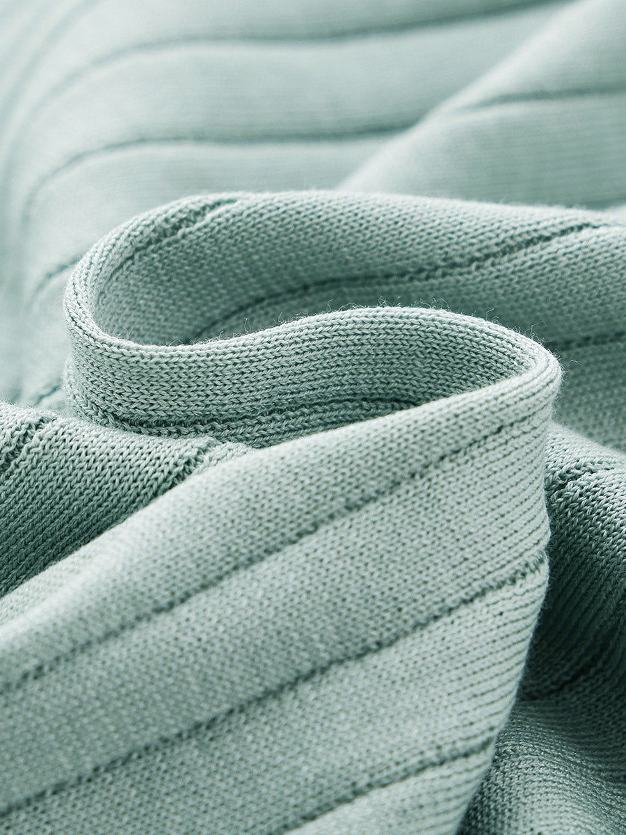 COMOBOCA Women's Layered Ribbed Knit Hooded Henley Top