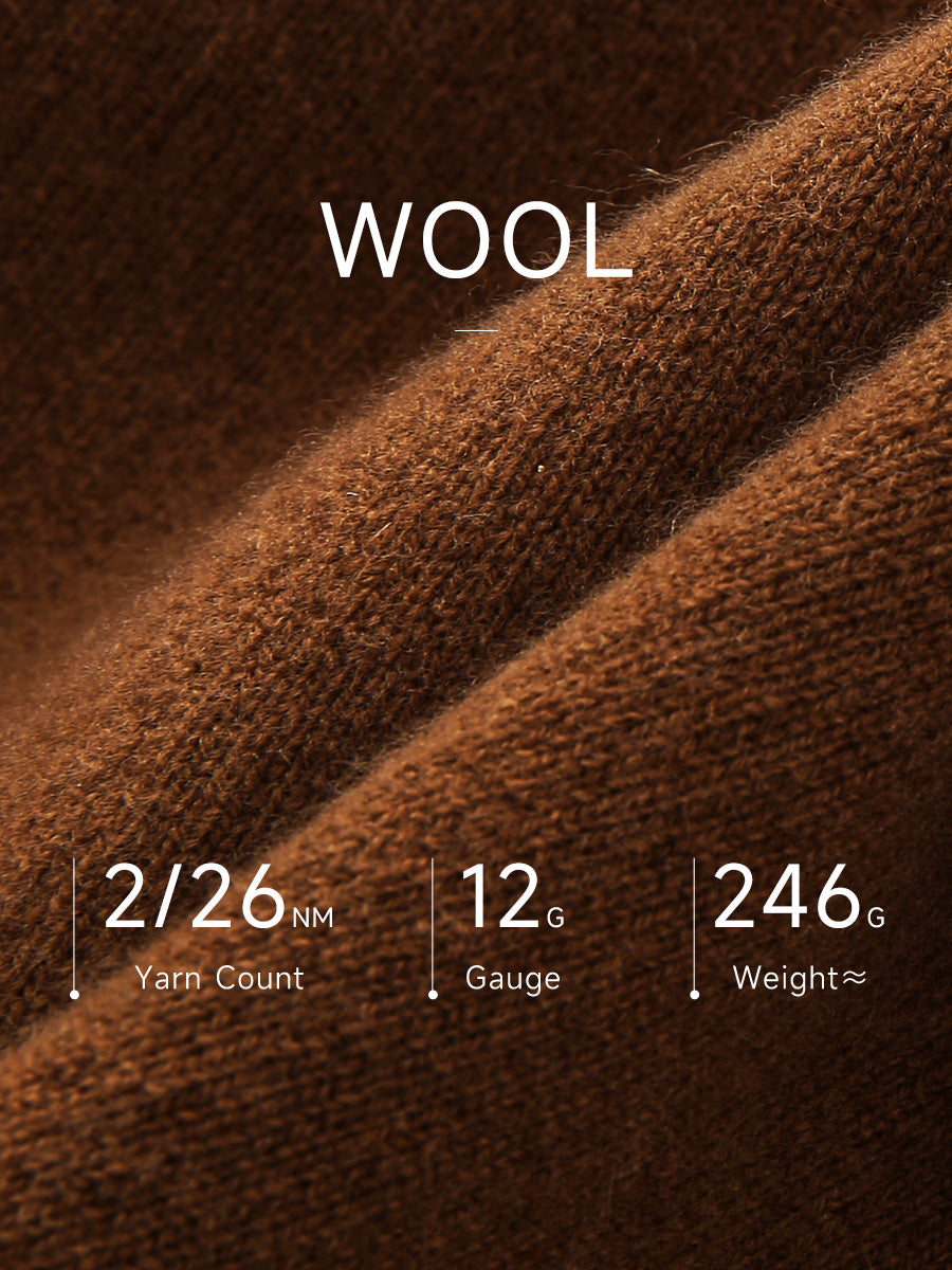 COMOBOCA 100% Wool Women's Button-Down Knit Vest