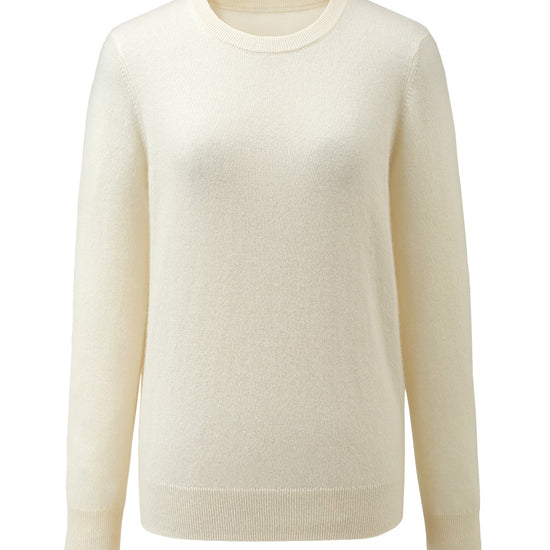 COMOBOCA 100% Cashmere Women's Round Neck Sweater