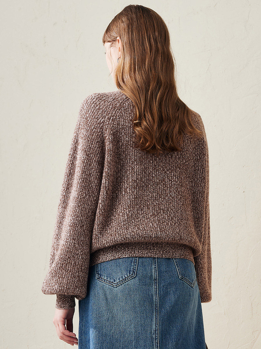 COMOBOCA 100% Wool Women's Knit Pullover Sweater