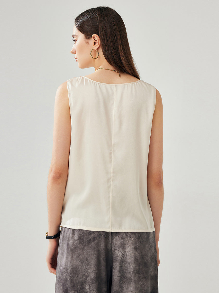 COMOBOCA Women's Silky Sleeveless Smooth Fit Tank Top