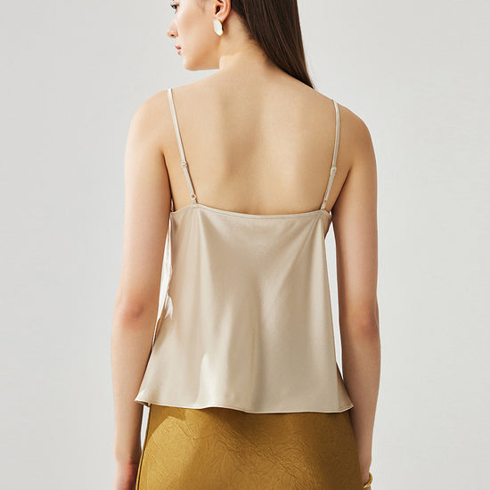 COMOBOCA Women's Adjustable Straps Lace-Trimmed Camisole