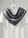 COMOBOCA Gray 100% Mulberry Silk Women's Versatile Scarf