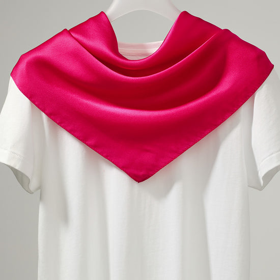COMOBOCA Rosy 100% Mulberry Silk Women's Versatile Scarf
