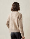 COMOBOCA 100% Cashmere Women's Cable Knit Pocket Cardigan