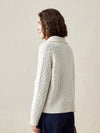 COMOBOCA 100% Cashmere Women's Cable Knit Pocket Cardigan