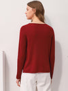 COMOBOCA 100% Cashmere Women's Loose Knit Sweater
