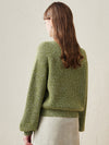 COMOBOCA 100% Wool Women's Knit Pullover Sweater