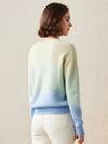 COMOBOCA 100% Cashmere Women's Ombre Gradient Color Knit Sweater