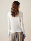 COMOBOCA Women's Essential Color-Blocked Knit Sweater