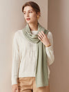 COMOBOCA 100% Cashmere Plain All Matched Scarf