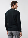 COMOBOCA 100% Cashmere Men's Mock Neck Knit Sweater