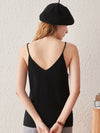 COMOBOCA 100% Cashmere Women's V-Neck Camisole