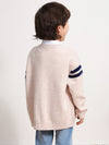 COMOBOCA 100% Wool Kids' V-Neck Cardigan