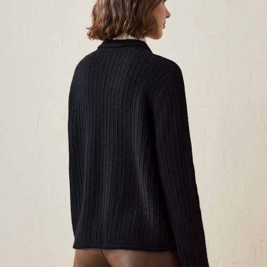 COMOBOCA 100% Cashmere Women's Toggle Closure Knit Cardigan