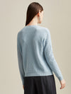 COMOBOCA 100% Cashmere Women's Cable Knit Sweater