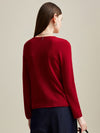 COMOBOCA 100% Cashmere Women's Knit Pullover Sweater