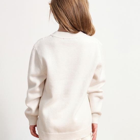 COMOBOCA 100% Wool Kids' Round Neck Sweater