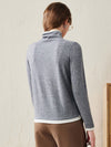 COMOBOCA 100% Wool Women's Lightweight Turtleneck Sweater