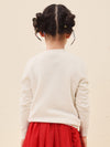 COMOBOCA 100% Wool Kids' Cozy Christmas Knit Sweater