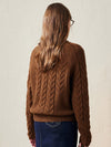 COMOBOCA 100% Wool Women's Cozy Cable Knit Sweater