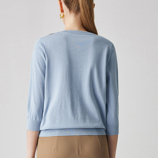 COMOBOCA Women's Floral Patterned Button-Down Cardigan