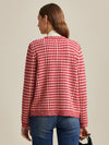 COMOBOCA 100% Wool Women's Houndstooth Cardigan