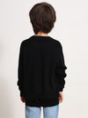 COMOBOCA 100% Wool Kids' Round Neck Plain 100% Sweater