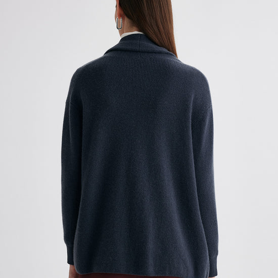 COMOBOCA 100% Cashmere Women's Shawl Collar Wrap Cardigan