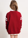 COMOBOCA 100% Wool Kids' V-Neck Cardigan