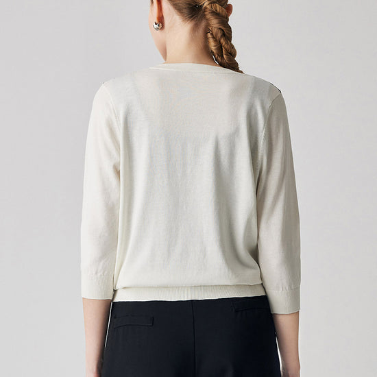 COMOBOCA Women's Floral Patterned Button-Down Cardigan