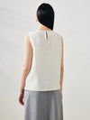 COMOBOCA Women's Textured Back Keyhole Tank Top