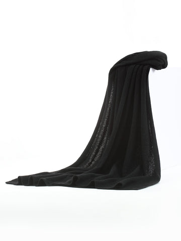COMOBOCA Black 100% Cashmere Women's Scarf