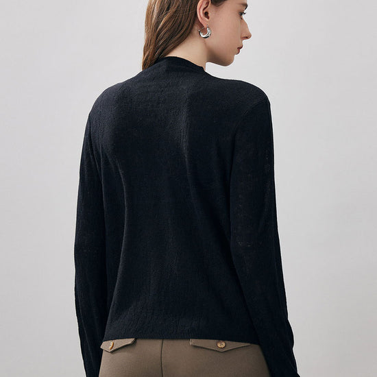 COMOBOCA Women's Round Neck Knit Sweater