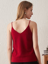 COMOBOCA 100% Cashmere Women's V-Neck Camisole