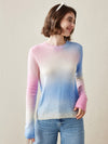 COMOBOCA 100% Cashmere Women's Gradient Ombre Sweater