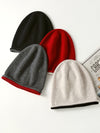 COMOBOCA 100% Wool Women's Double Layered Knit Beanie