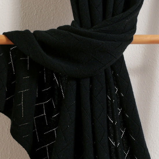 COMOBOCA 100% Cashmere Solid Color Scarf