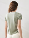 COMOBOCA Women's Round Neck Knit T-Shirt