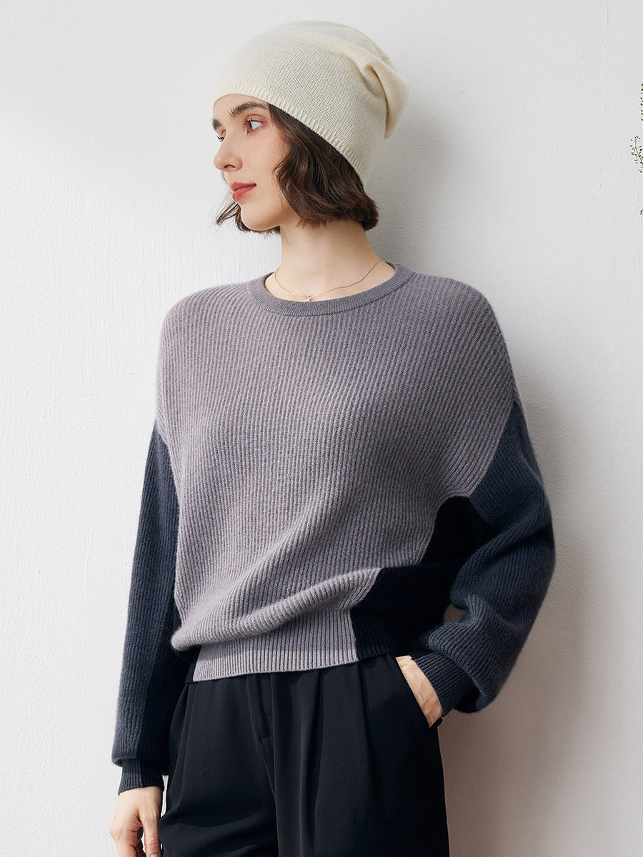 COMOBOCA 100% Cashmere Classic Slouchy Beanie