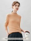 COMOBOCA 100% Cashmere Women's Round Neck Knit sweater