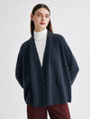 COMOBOCA 100% Cashmere Women's Shawl Collar Wrap Cardigan