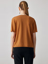 COMOBOCA Women's Essential Round Neck Knit T-Shirt