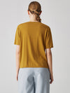 COMOBOCA Women's Essential Round Neck Knit T-Shirt