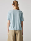 COMOBOCA Women's Essential Round Neck Knit T-Shirt