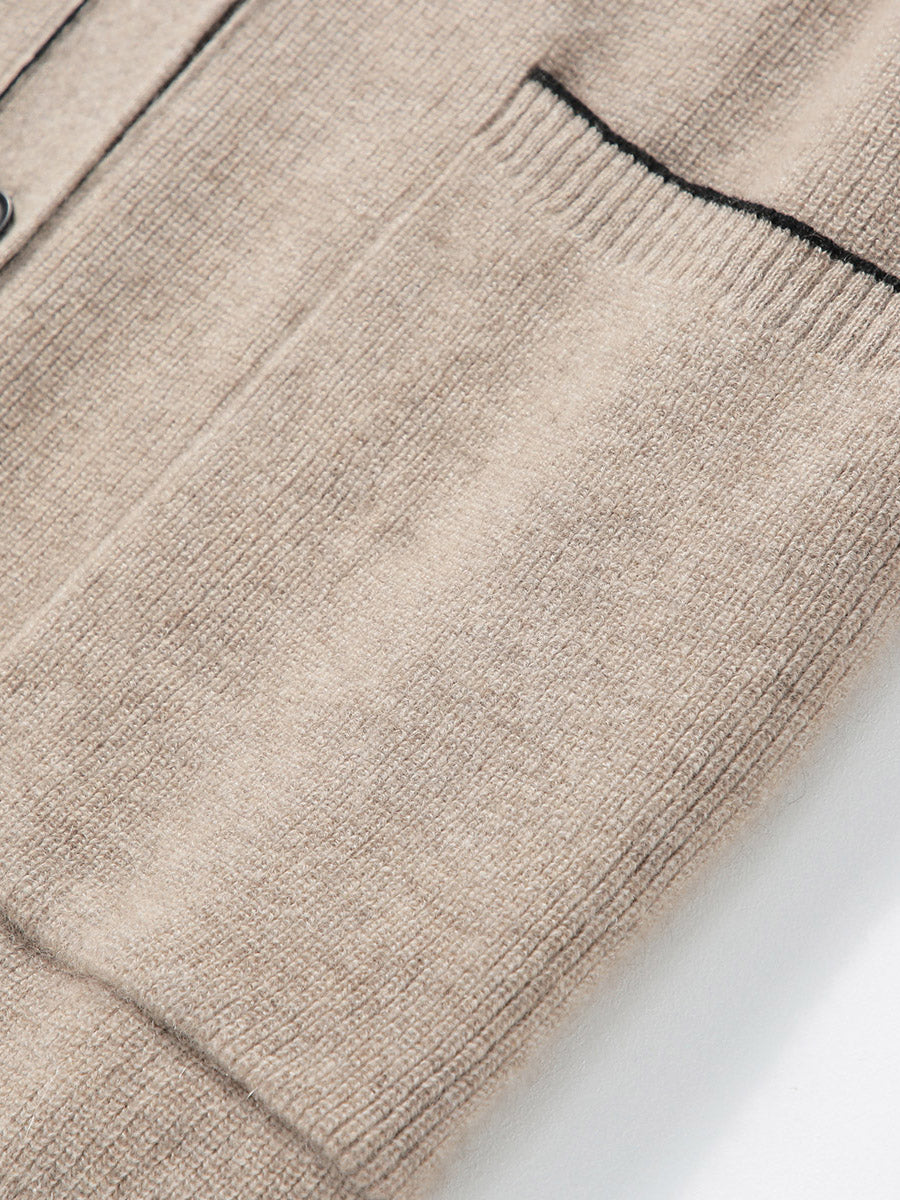 COMOBOCA 100% Cashmere Women's Cardigan Long Knit Coat