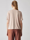 COMOBOCA Women's Essential Round Neck Knit T-Shirt